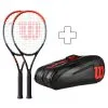 Wilson 2 Clash 100L In Aggiunta Borsa Per Racchetta -Racchette da tennis negozio 03871000 000