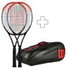 Wilson 2 Clash 100 Pro (Tour) In Aggiunta Borsa Per Racchetta -Racchette da tennis negozio 03872000 000